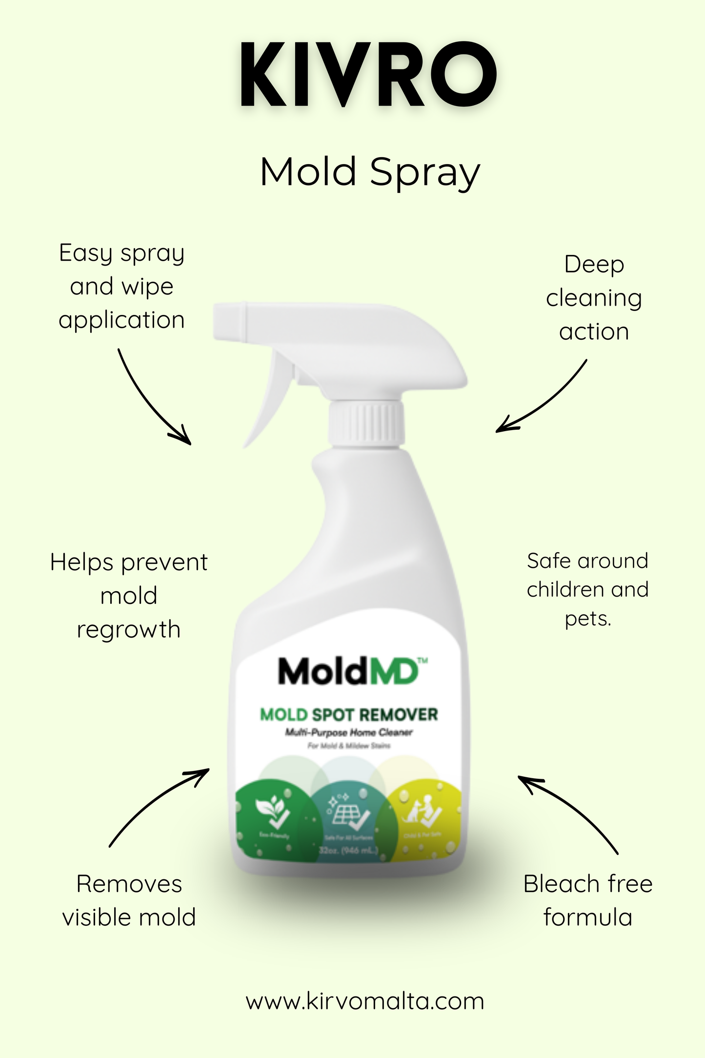 Non-Toxic Mold Spray