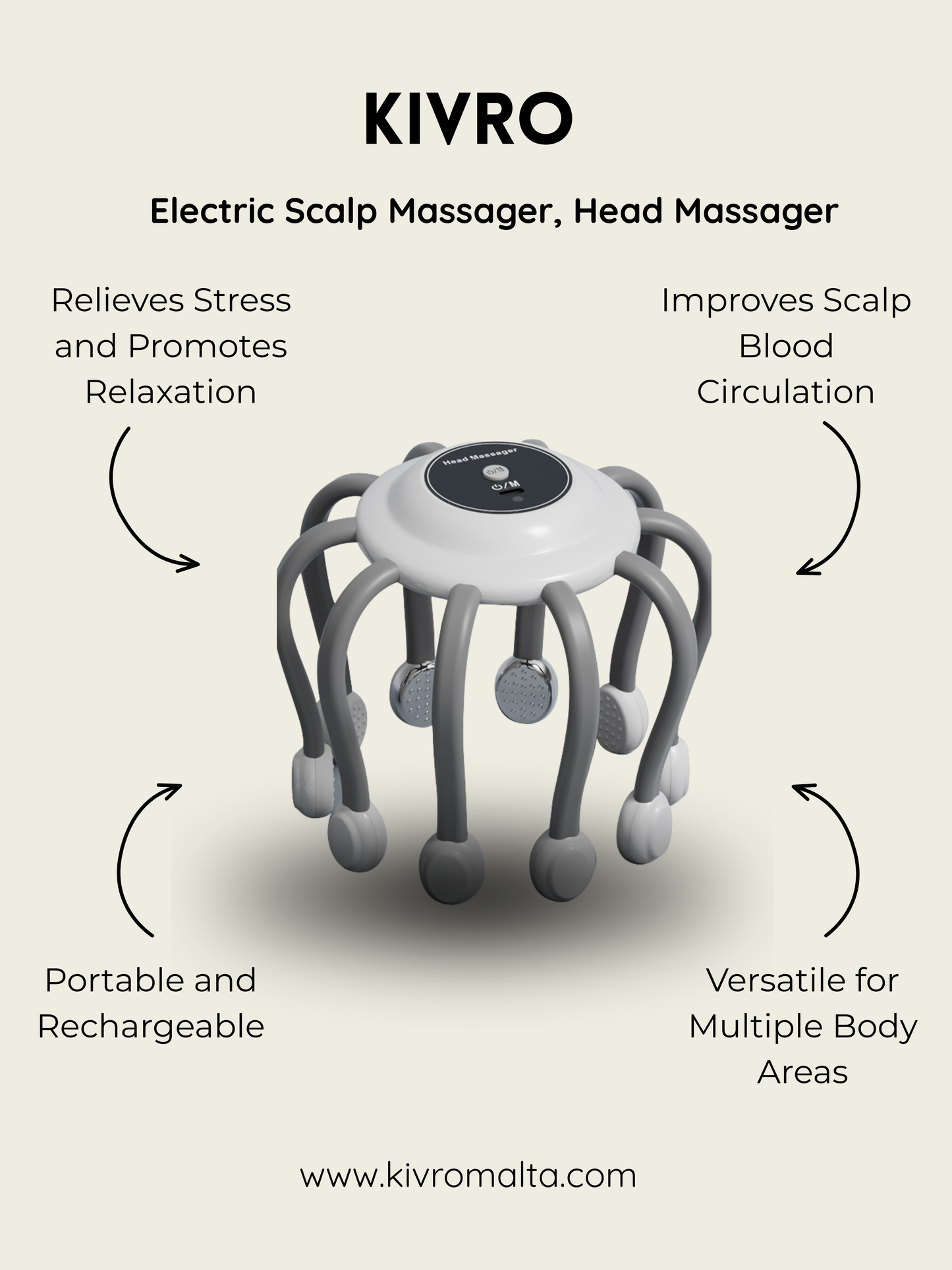 Electric Scalp Massager and Head Massager